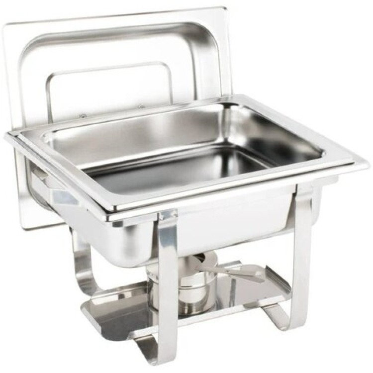 4 Qt Chrome Accent Chafer Dish