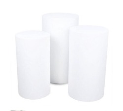 White Cylinders/Pedestals