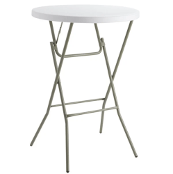 Plastic Cocktail Table 32W x  42 H.