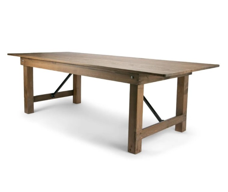 8' Farm/Rustic  Table (8 - 12 guests)