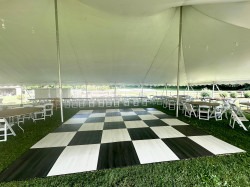 18' x 18' Dance Floor CHECKERED MATTE