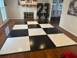 9' x 12' Dance Floor CHECKERED